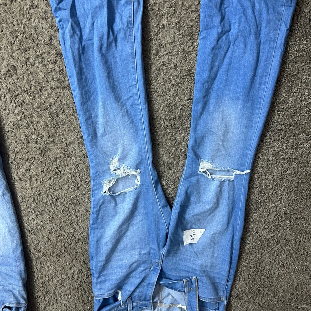 Levi's Blue Flare & Wide Leg Jeans